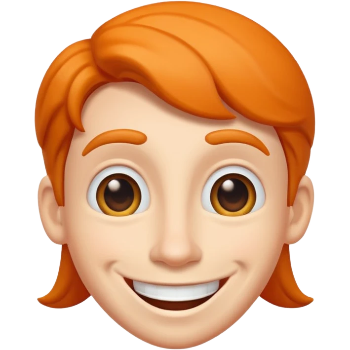 A goofy emoji
