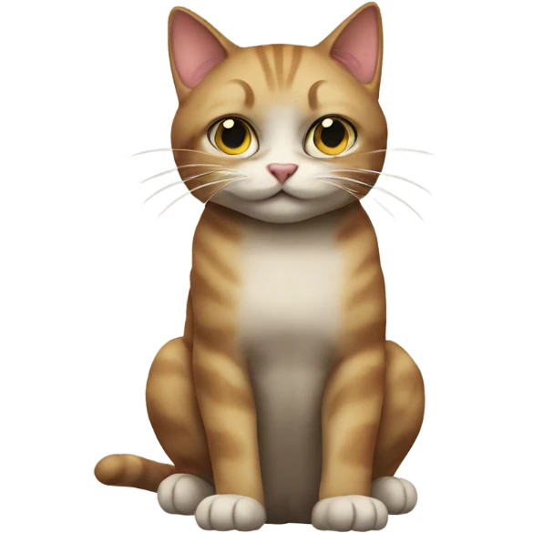 Cat eat emoji