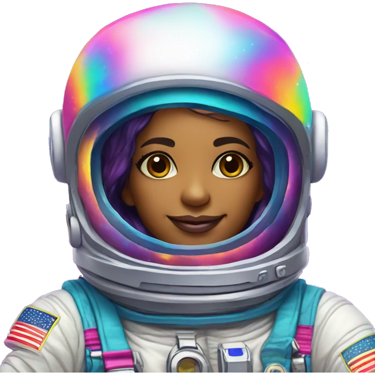 lisa frank astronaut emoji