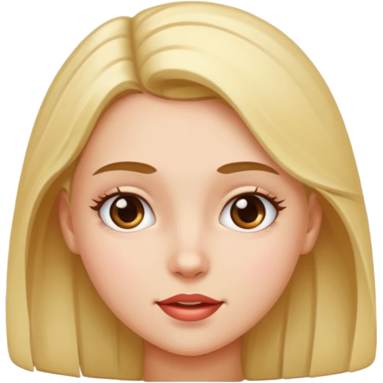 Girl giving head emoji
