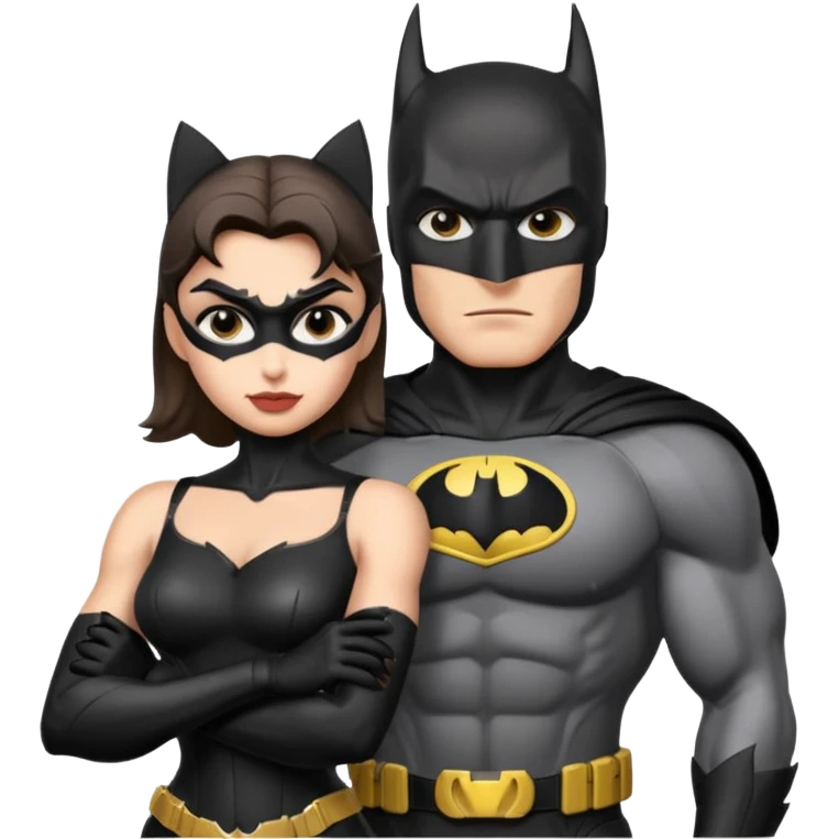 Batman and Catwoman  emoji