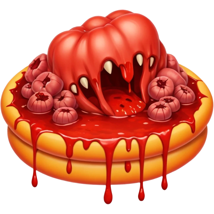 Bloody pile of guts emoji