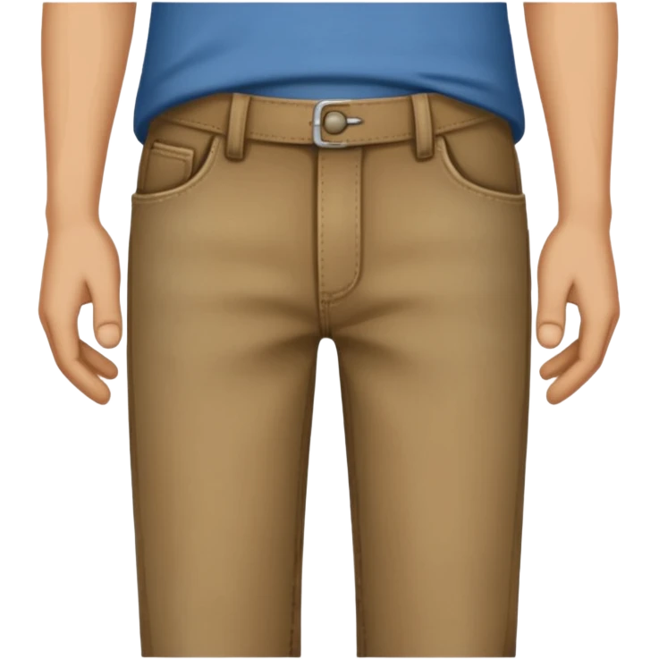 man showing his pockets emoji
