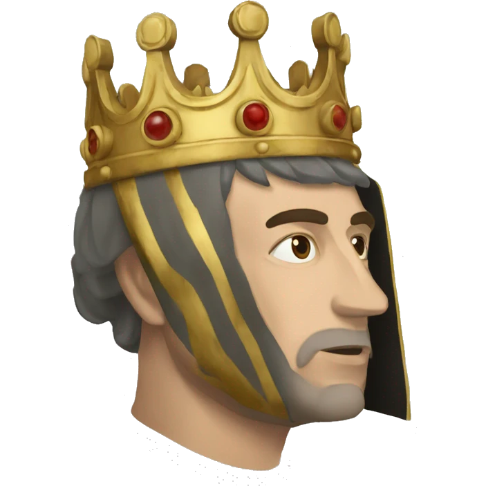 King baldwin iv the lepra king with mask emoji