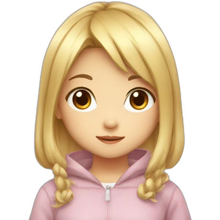 Little anime girl emoji