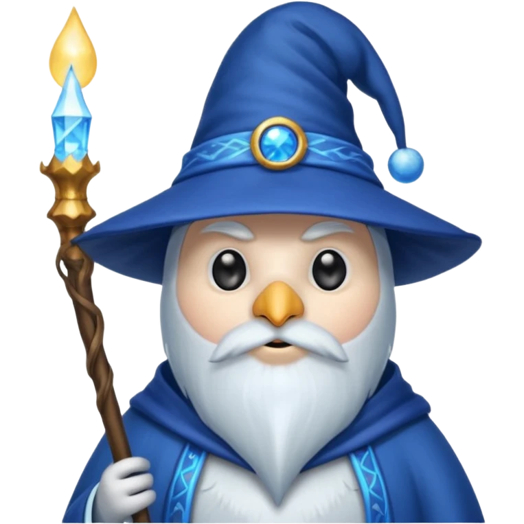 Penguin Wizard emoji