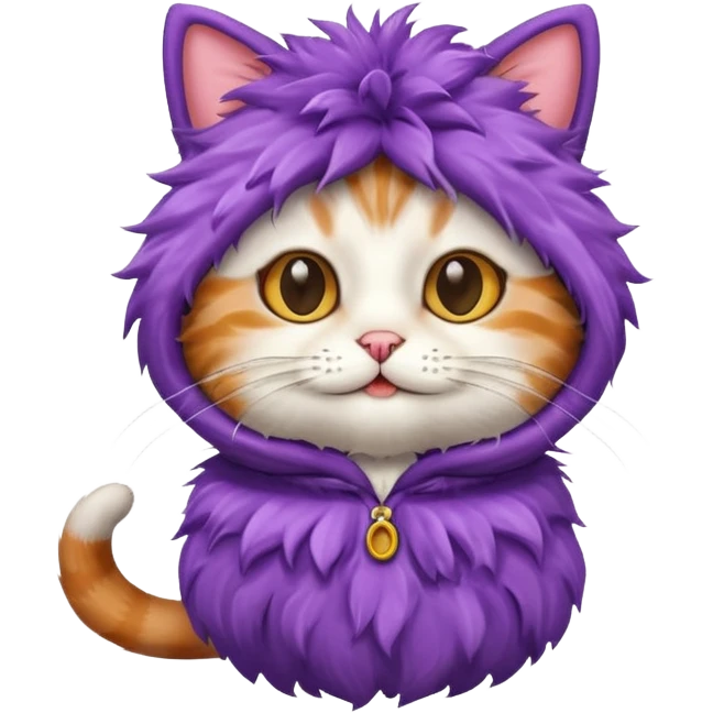  cat with funny costume emoji