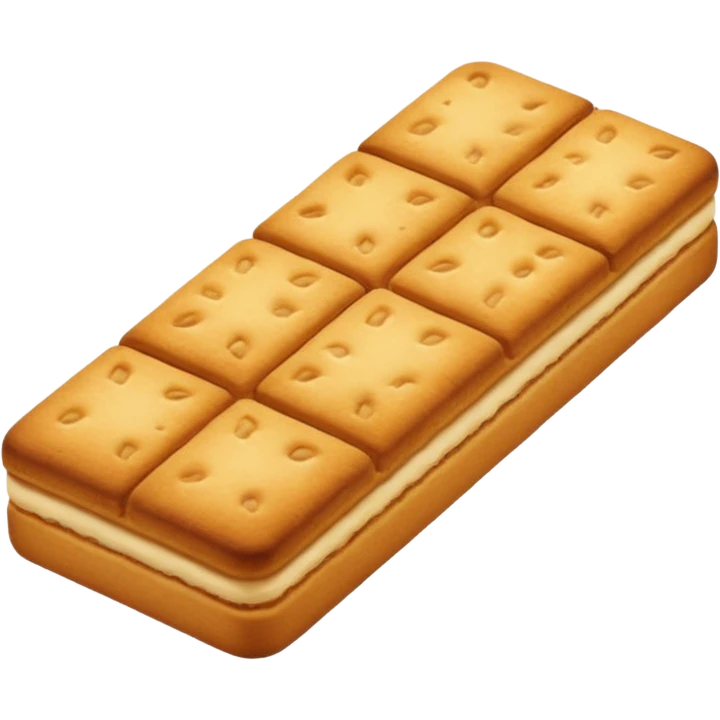 rectangular biscuit cookie emoji