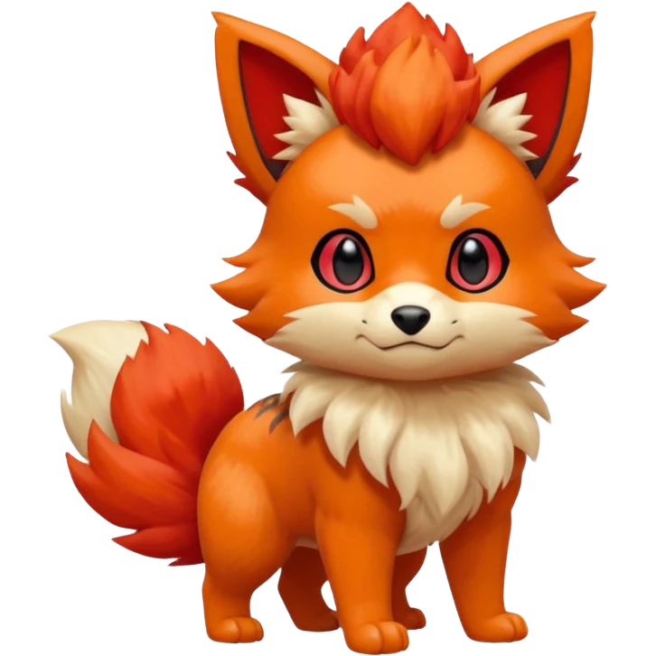 Litten-Growlithe-Eevee-Vulpix-fusion emoji