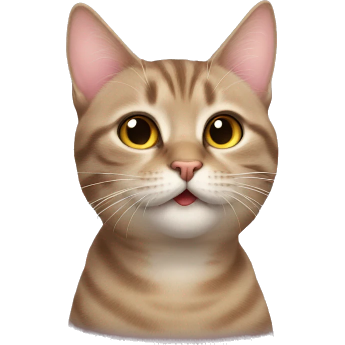 Cat sent kisses emoji