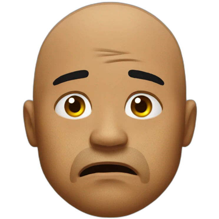 The Rock crying emoji