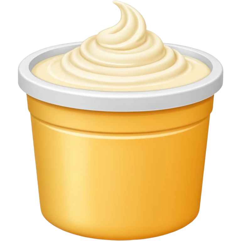 plastic tub creams emoji