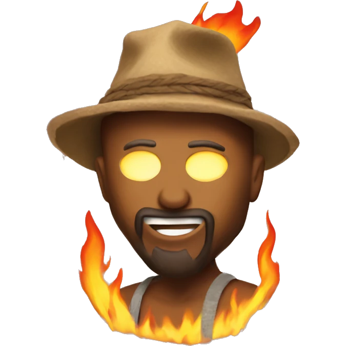 Burning man emoji