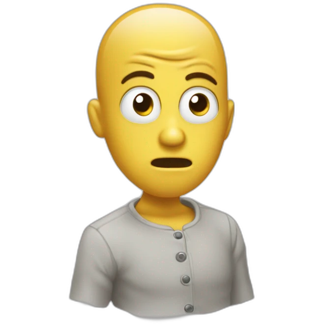 Poulpe qui regarde mal emoji