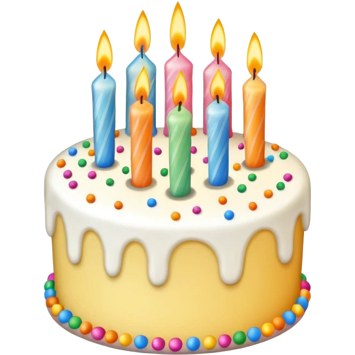 birthday cake emoji