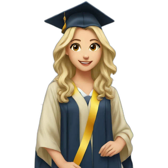 girl CS senior 🎓👩🏻 emoji
