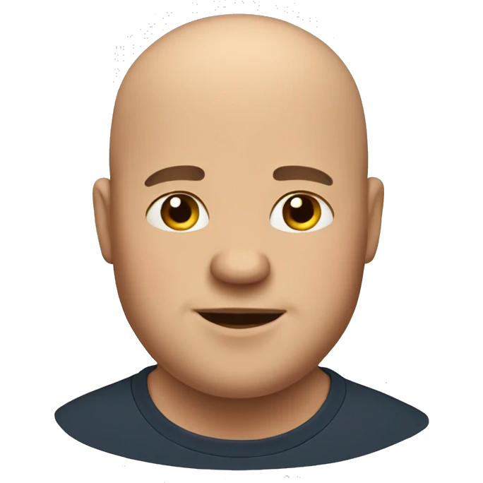 bald fat guy emoji
