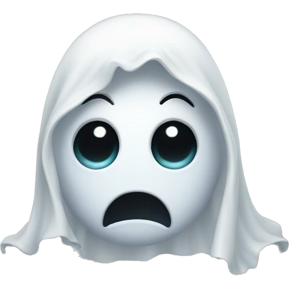 Shy ghost  emoji