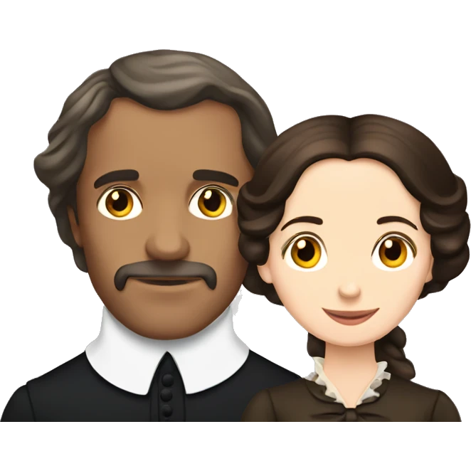 Jane Eyre and mr Rochester emoji