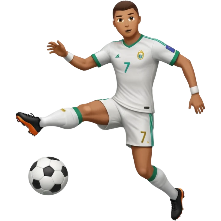 Ronaldo scoring from a free kick 
 emoji