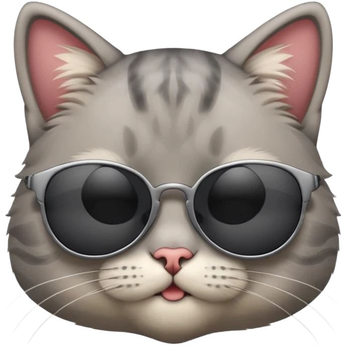 Cat wearing sunglasses emoji