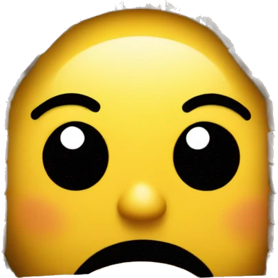 unhappy smiley hiding behind a long horizontal brick wall emoji