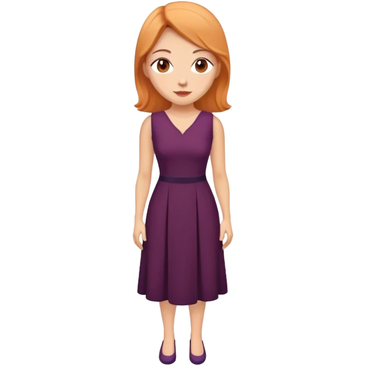 Obergine with peach  emoji
