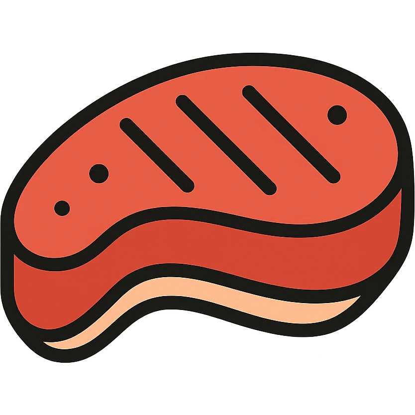 cooked beef emoji
