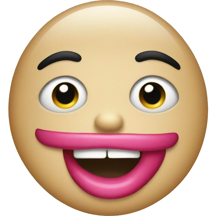 emoji with big lips emoji