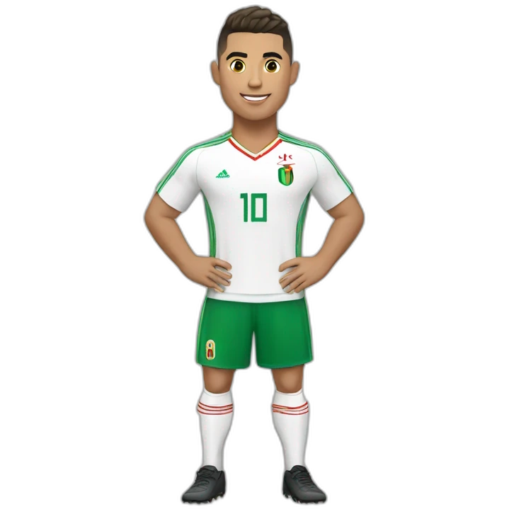 Ronaldo avec le maillot de l’Algérie  emoji