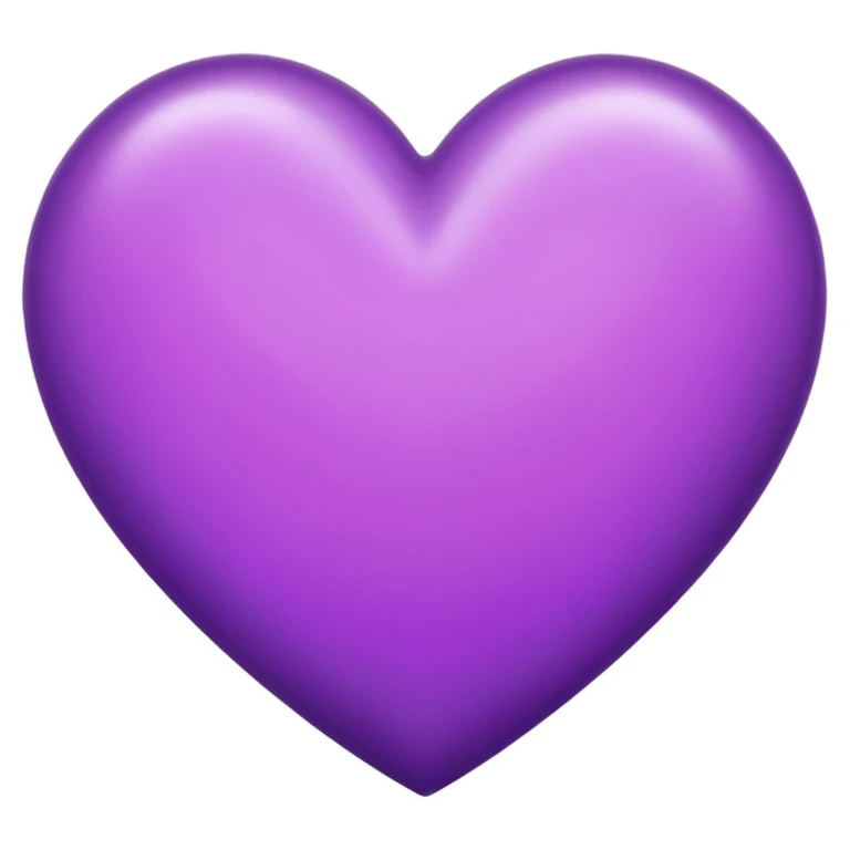 purple heart with a soft glow emoji
