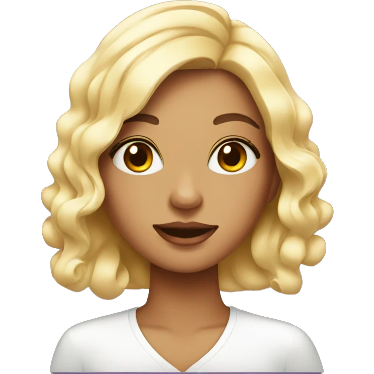 Girl in a beautytreament emoji
