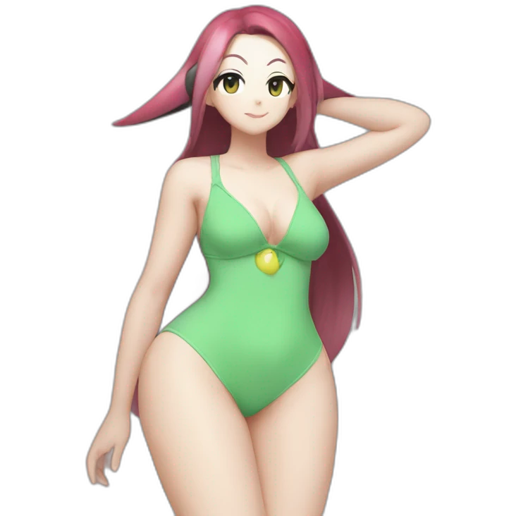 gardevoir pokemon full body pawg small swimsuit back emoji
