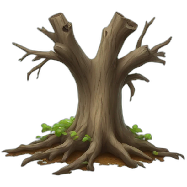 Dead tree emoji