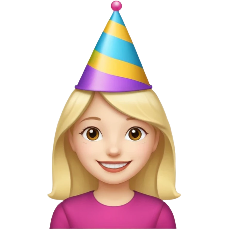 party hatted girl emoji