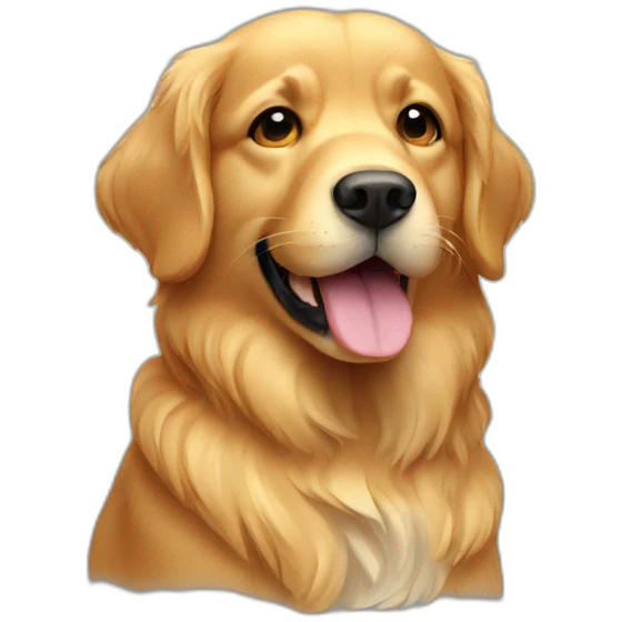 golden retriever emoji