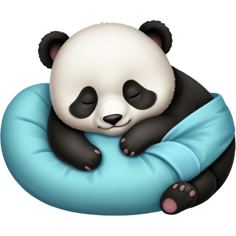 baby panda sleeping emoji