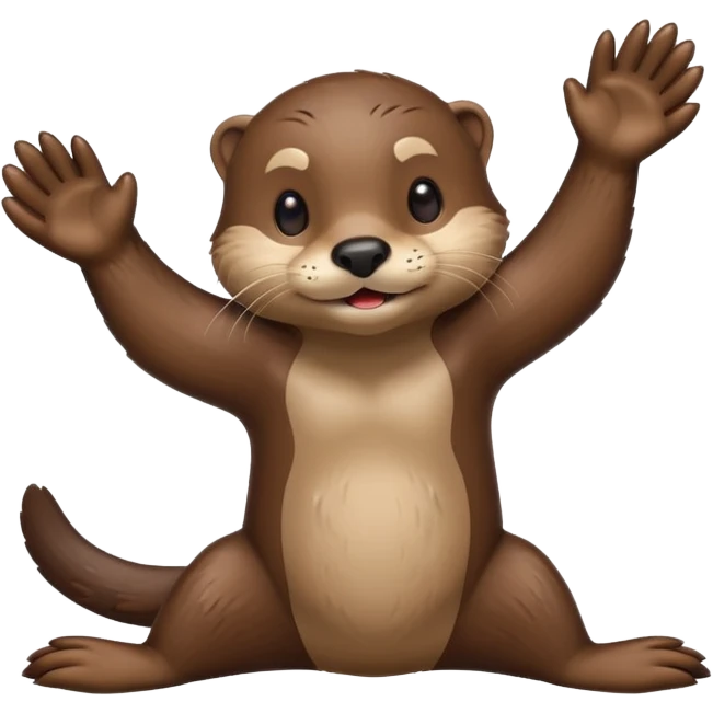 generate a take my money otter emoji, similarly to the futurama meme emoji