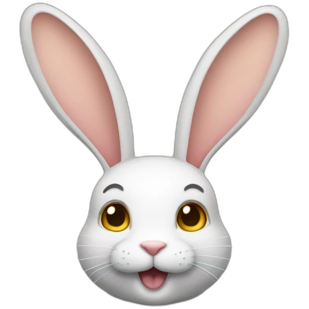 yellow rabbit ears just the ears no bunny emoji