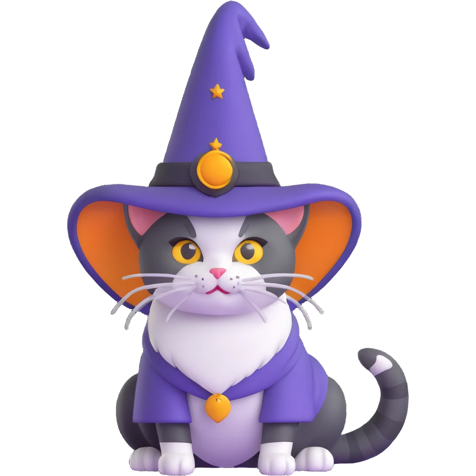 wizard cat emoji