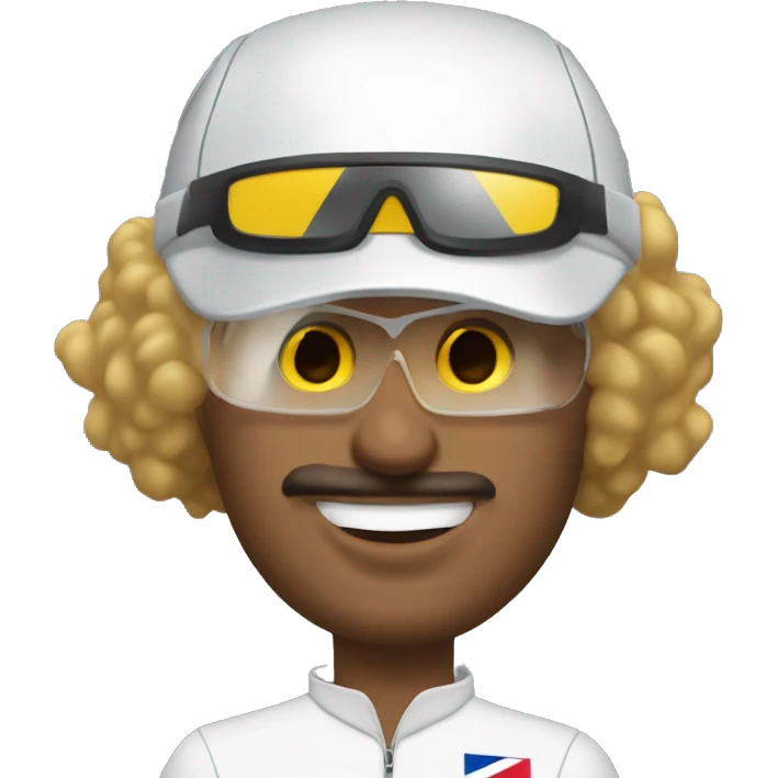 Formula one driver Lando noris, doing something in Wisconsin  emoji