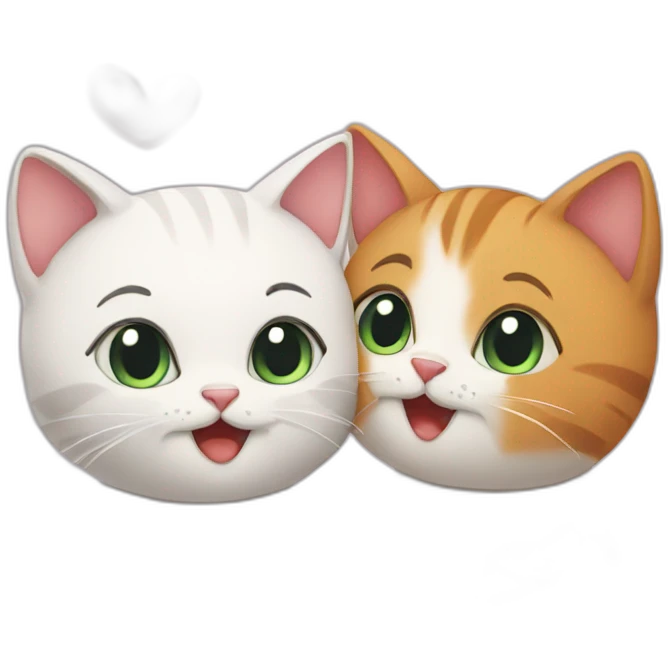 Cats in Love emoji