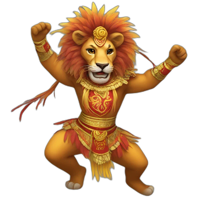 Liondancer emoji