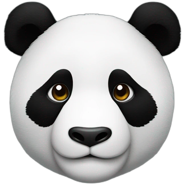 Panda-color is reversed emoji