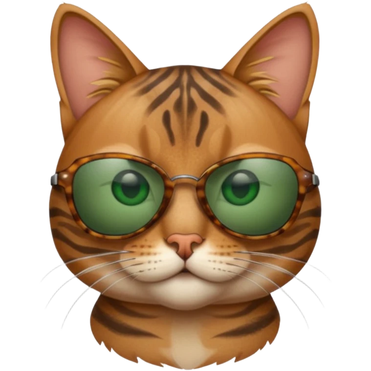 Cat wearing sunglasses emoji