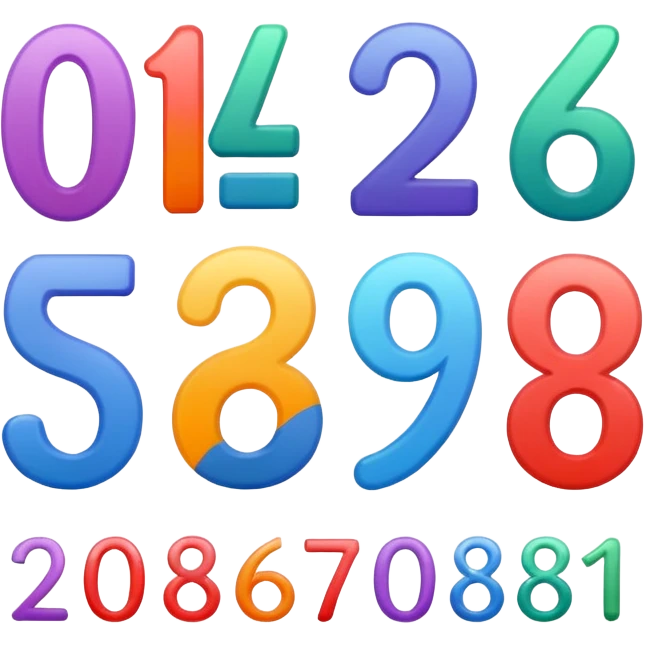 some numbers emoji