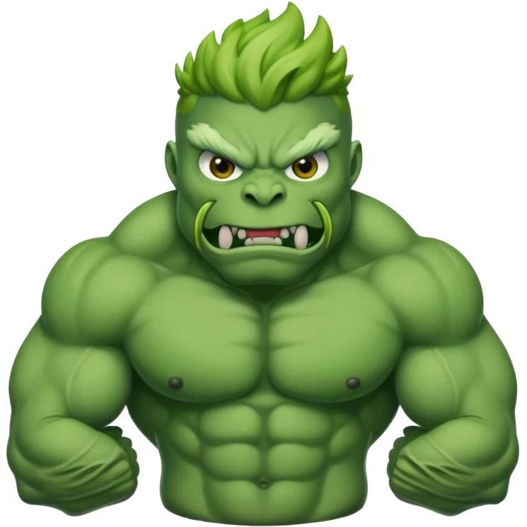 A monster that is very buff that it coould destroy emoji