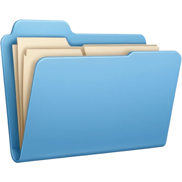 skyblue folder emoji