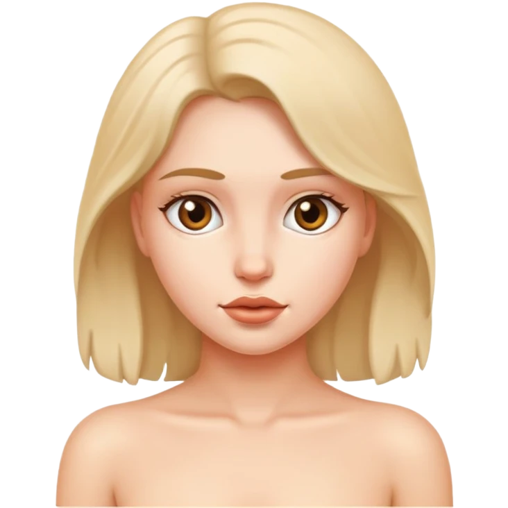 Nude girl  emoji