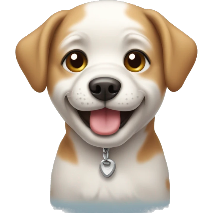 Cute dog emoji